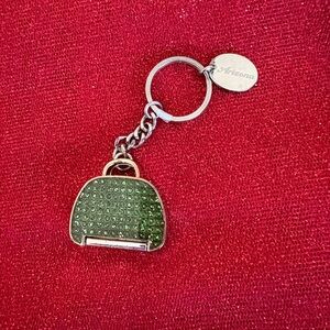 New- Green Glittery -Bling  Key & photo/ mirror Accessory